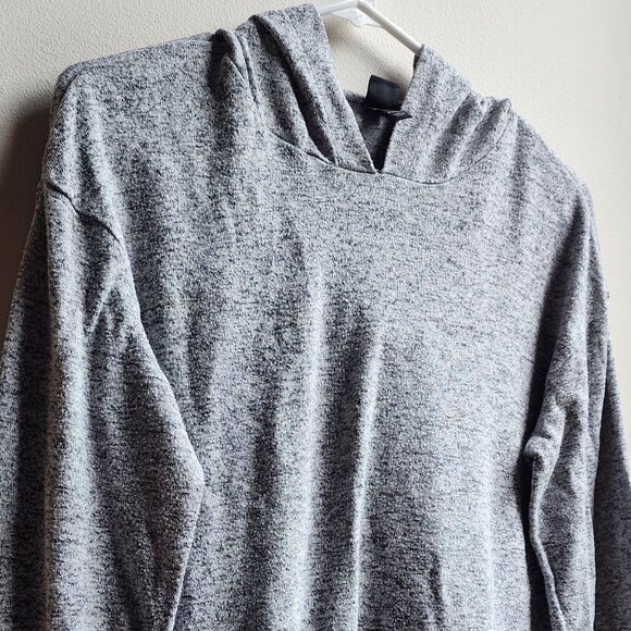 Art Class Juniors Gray Lace Hooded Pullover Sweater Size XL (14/16) - Picture 5 of 13